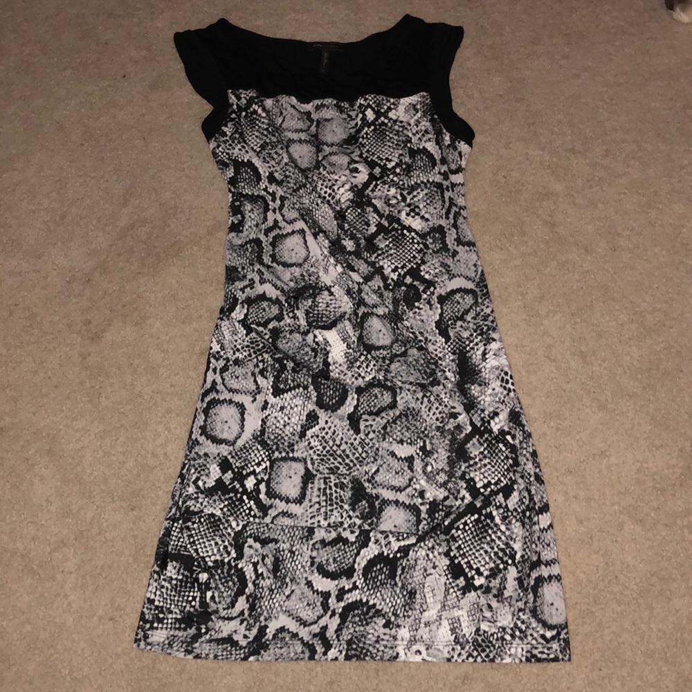 BCBG Snake Skin Print Dress